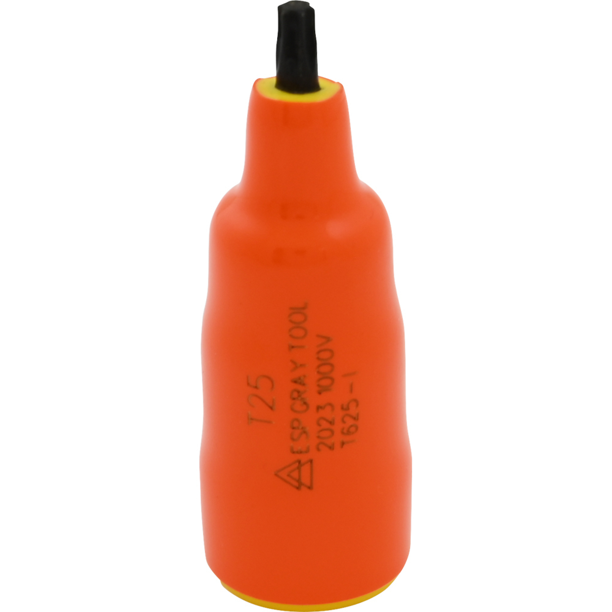 Gray Tools, T25 X 3/8in. Drive Torx 1000V Insulated Socket, Drive Size 3/8 in, Model# T625-I